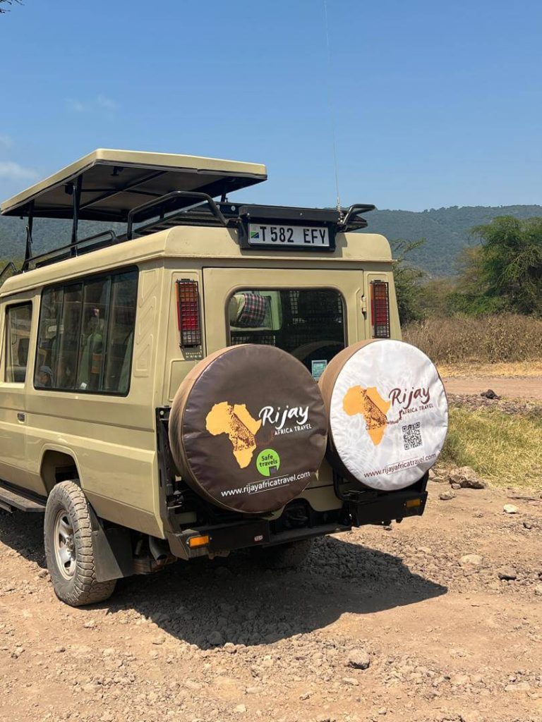 Tanzania safari company safari vehicle in Ngorongoro